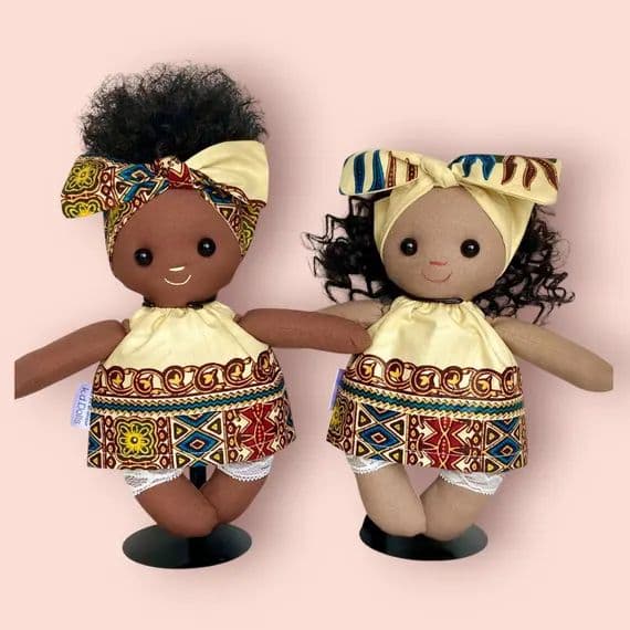 Handmade Black Baby Doll