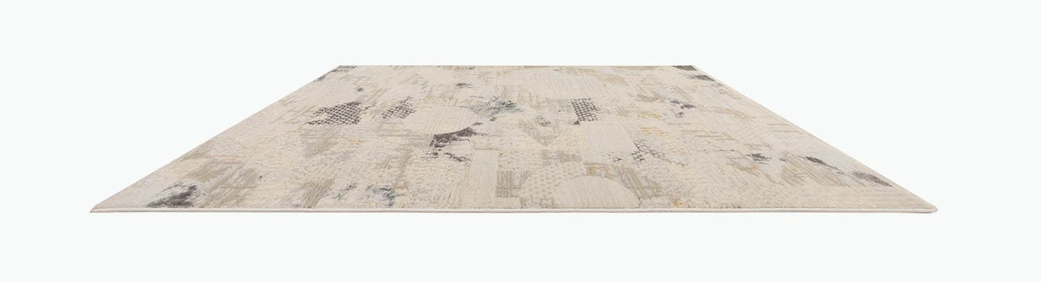 Padova Textured Abstract Beige Rug